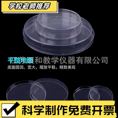 状元教育|塑料培养皿60mm90mm培养皿一次性培养皿塑料化学工具实