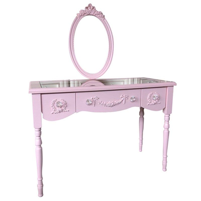 复古化妆柜卧室梳妆桌小户型化妆台珠宝展示柜饰品柜台首饰橱窗柜|ruв категории жилой мебели, Таблица класса, комод/стол - от Buy2taobao.com для оказания профессиональной услуги покупки агента Taobao