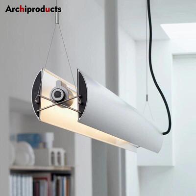 中山工厂直销瑞士Belux Updown餐厅长条极简一字设计师吊灯吧台岛