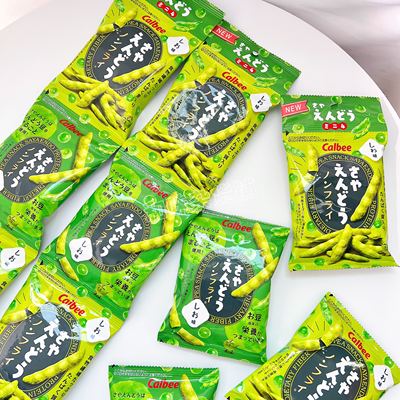 日本直邮卡乐比枝豆脆条连包零食