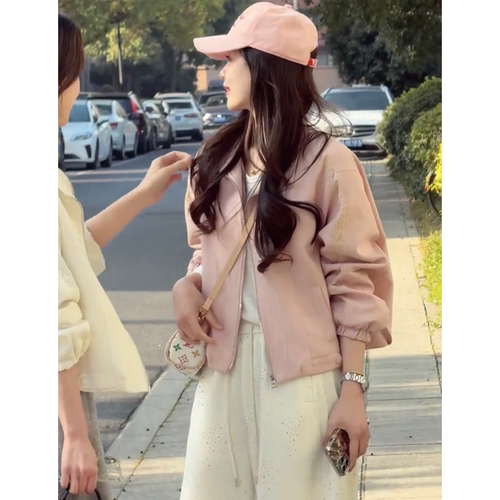 小个子立领短款棒球服外套女2026春季新款韩系休闲显瘦超好看上衣
