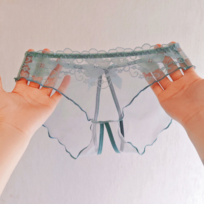 性感全透明蕾丝内裤女夏