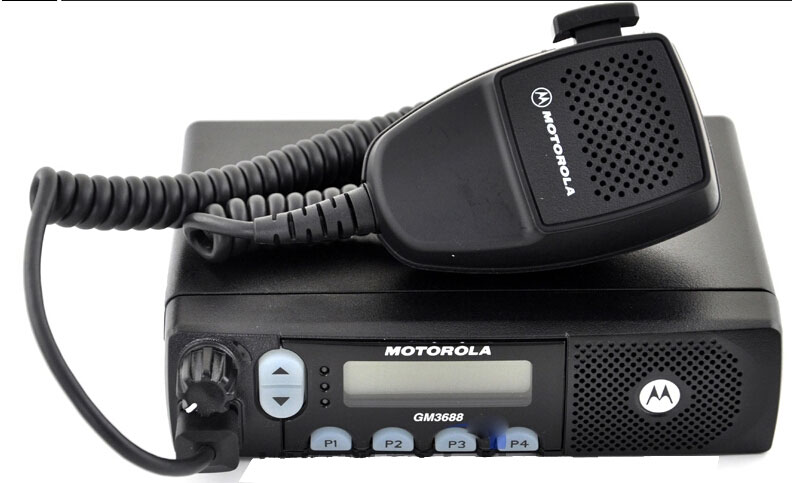 原装摩托车载台GM3688对讲机电台403-440MHZ带按键车载工地对讲机