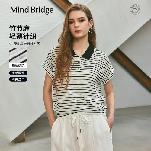 MindBridge设计款短袖针织