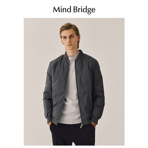 MindBridge棒球领羽绒服