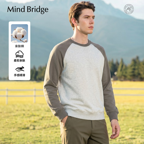 MindBridge插肩袖卫衣