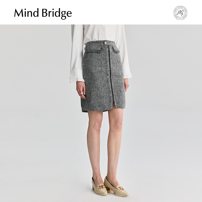 直筒半身短裙MindBridge