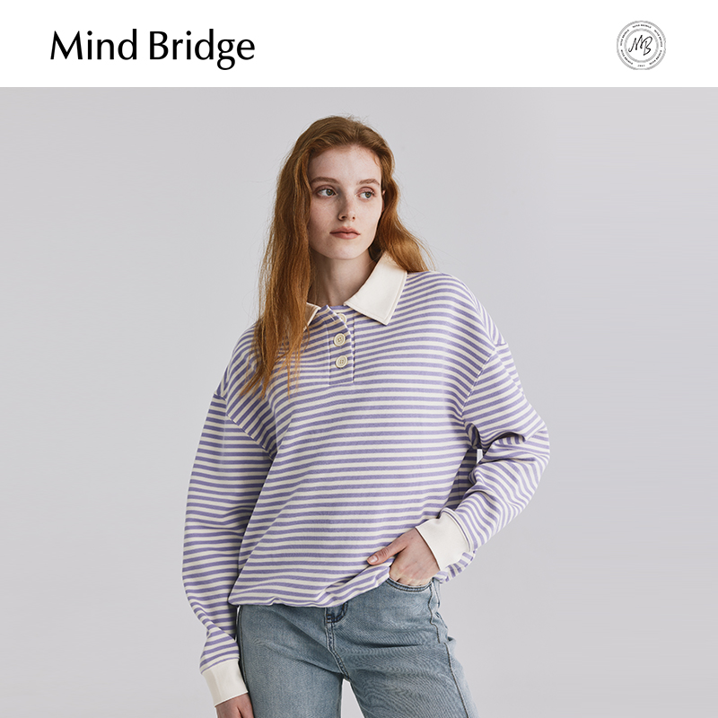 MindBridge长袖polo衫