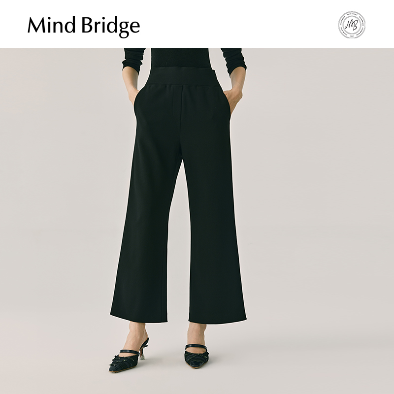 高腰MindBridge微喇长裤休闲裤