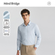 衬衫 MindBridge2026年春新款 男装 基础通勤长袖 纯色铜氨丝衬衣男士