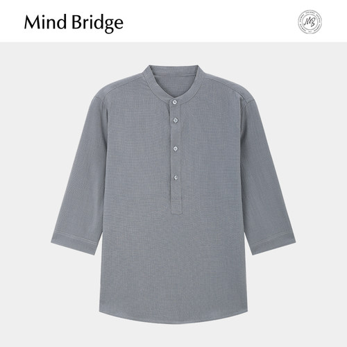 MindBridge五分袖衬衫