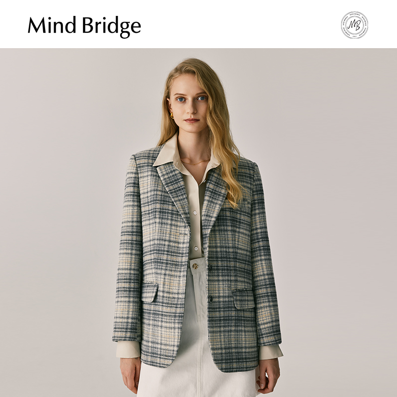 MindBridge长袖西装外套
