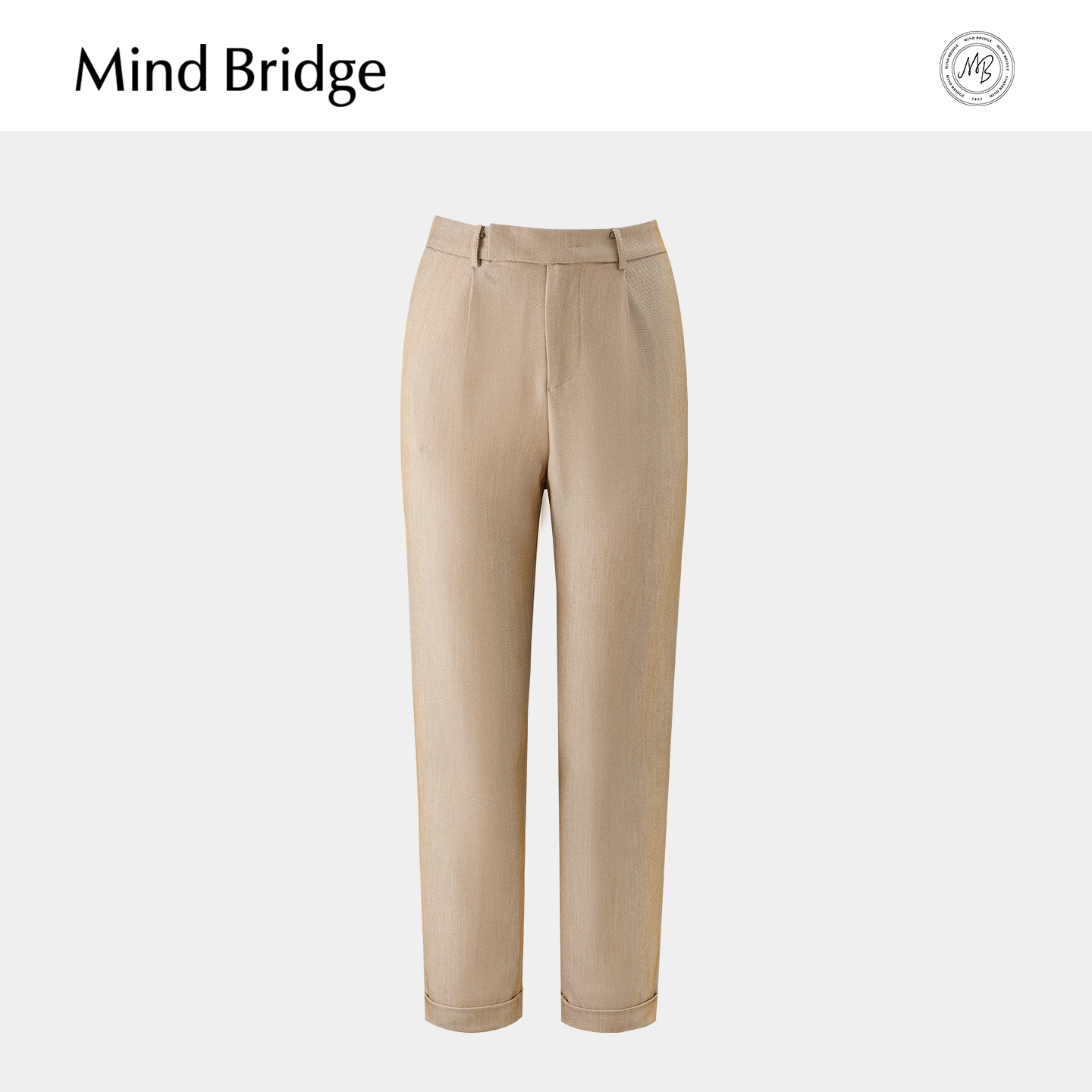 MindBridge 2025秋季新款女士休闲裤韩版通勤西裤直筒潮流裤子