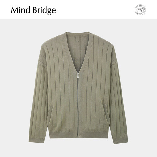 MindBridgeV领毛衣开衫