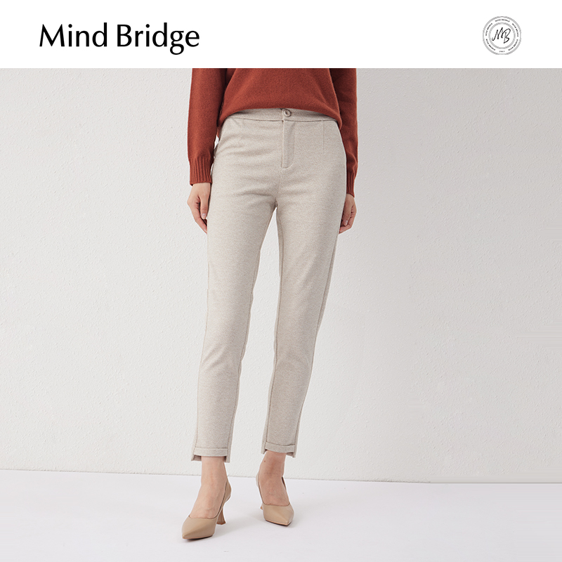 MindBridge韩版时尚百搭休闲裤