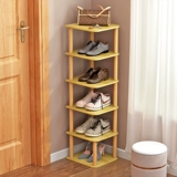 Простая полка для обуви дома, дверной проем, многослойный шкаф для обуви, узкая полка, компактная многофункциональная стойка для хранения, экономичная мини-стойка