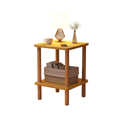 简约两层北欧风床头柜置物架