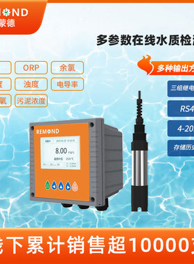 PHORP溶解氧传感器余氯浊度污泥浓度计腐蚀率水中臭氧EC检测仪485