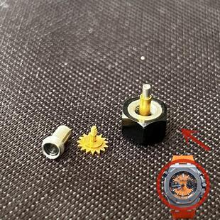 适用皇家橡树离岸系列AP爱彼10点位橡胶螺丝全钢气阀旋钮配件