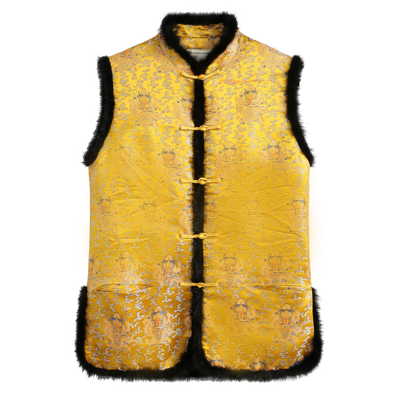 玄笙加棉坎肩马甲男中国风男装