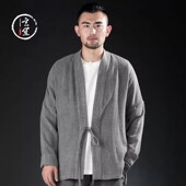 开衫 外套汉服男 中国风男外套居士服休闲唐装 改良中式 断码 清仓