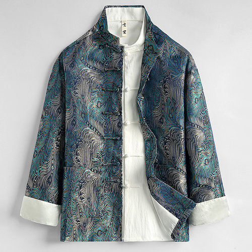 唐装玄笙春秋季中国风男装