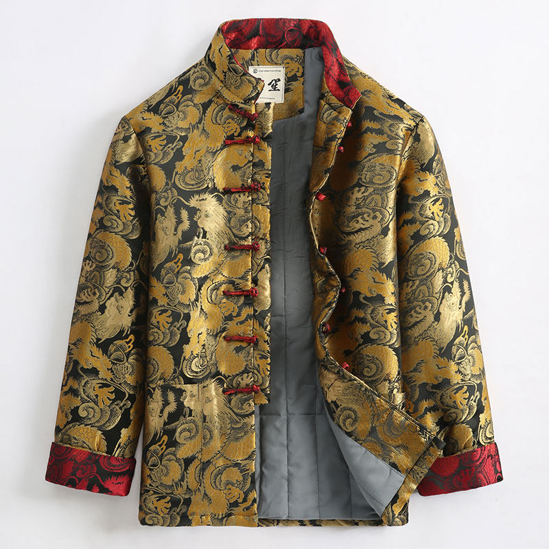 加厚棉服玄笙宽松提花冬季