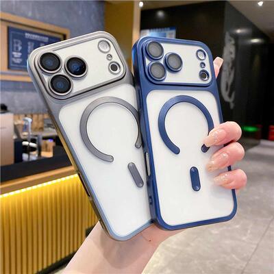 适用于hone 17Air 磨砂秒变17磁吸手机壳 苹果16 14 哑光电镀15 Plus高级感13 12 防摔 11Pro Max保护壳批发