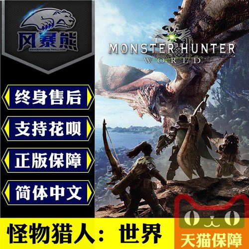 PC游戏怪物猎人世界全球激活码