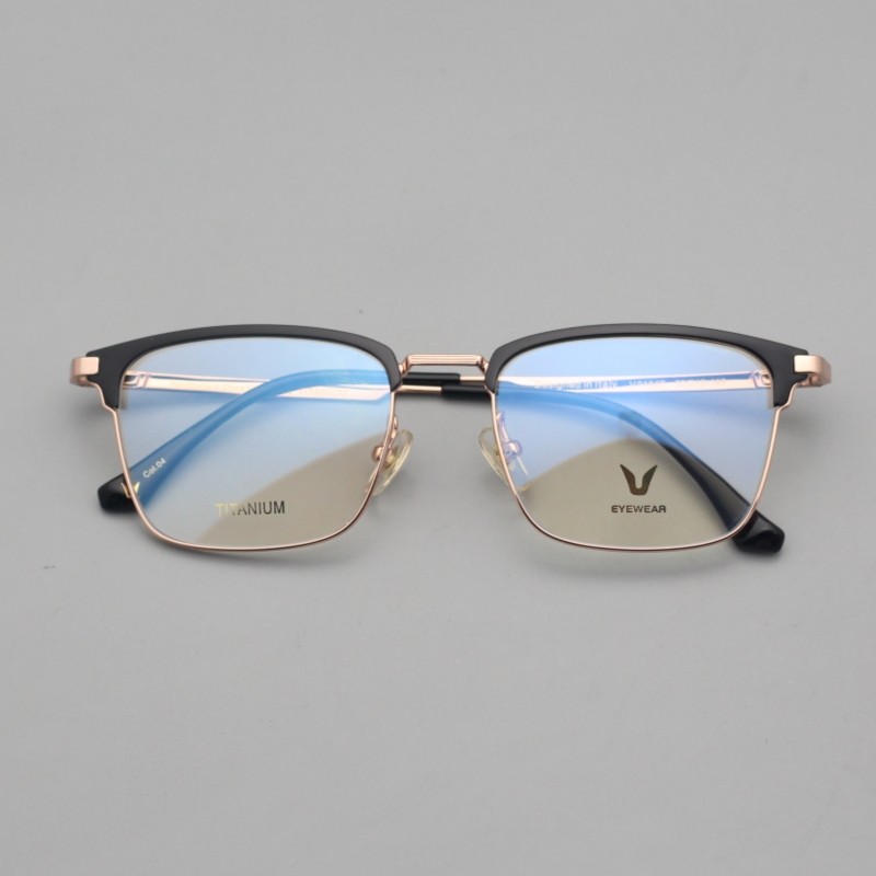 男士纯钛板材眉毛架文艺复古超轻眼镜网上配眼镜近视防蓝光变色,ZIPPO/瑞士军刀/眼镜,眼镜架,淘宝优惠券,粉丝福利购,淘宝优惠卷