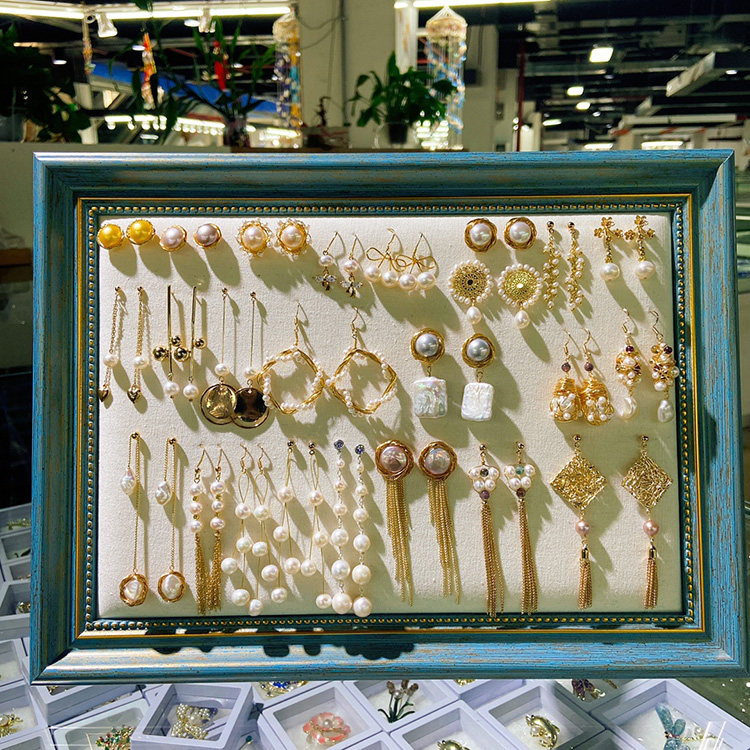 家用首饰架子摆摊项链耳环架子新款饰品道具耳钉收纳珠宝陈列展架