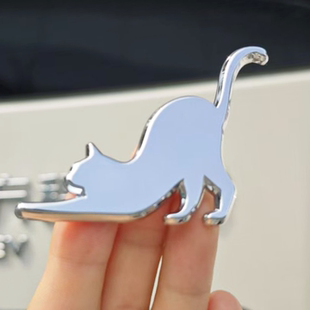 方程豹钛3车贴3D立体个性创意可爱车贴改装尾标爆款金属车尾装饰