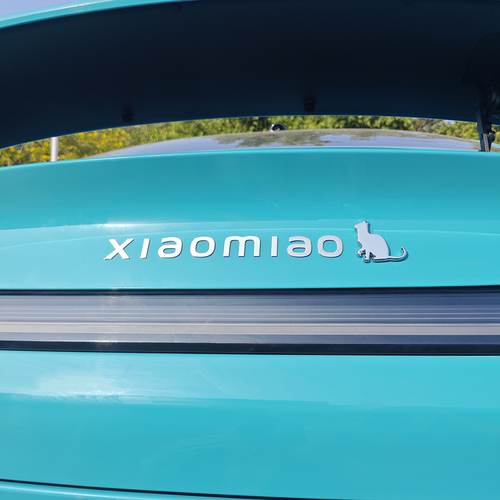 小米SU7金属字母ao车贴防水