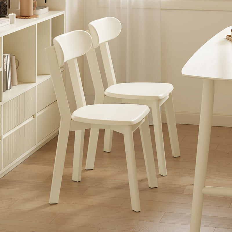 餐椅餐桌椅全实木家用客厅饭厅吃饭餐凳茶椅现代简约靠背加厚椅子