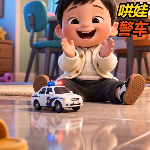 警车儿童03岁汽仿真公交玩具大号公共模型超大仿真宝宝大巴士玩热