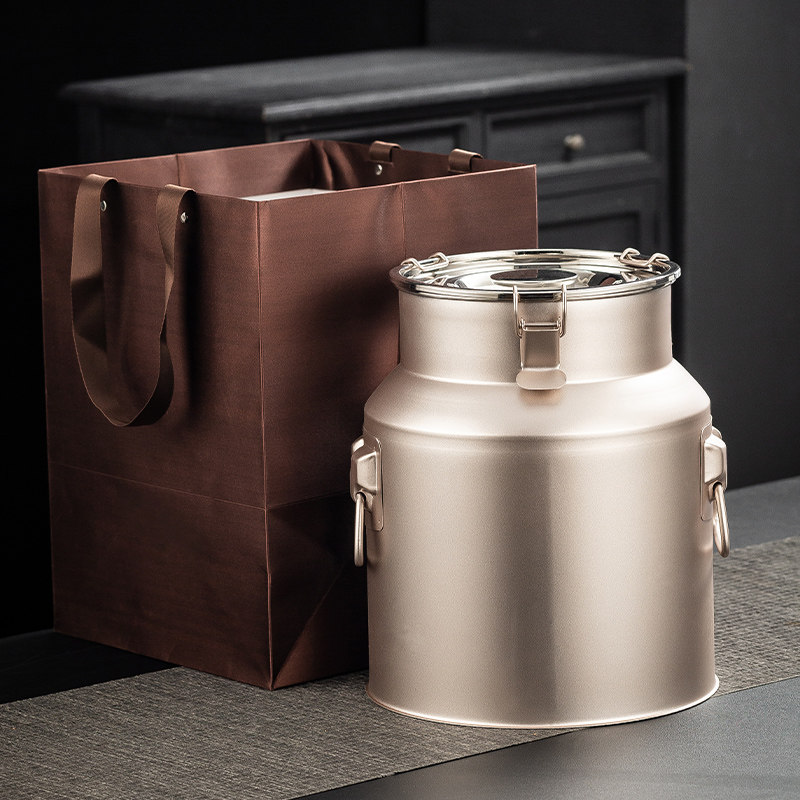 陈皮罐大容量加厚不锈钢茶叶罐家用高档大号存茶罐专用茶叶桶单枞,餐饮具,茶叶罐,淘宝优惠券,粉丝福利购,淘宝优惠卷