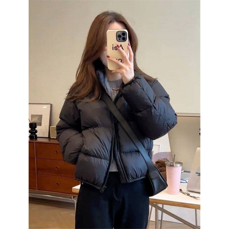 短款羽绒棉服女冬季棉衣小个子棉衣爆款韩版面包服棉袄外套