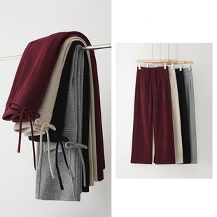 【专柜神裤】加绒加羊保暖高腰弹力抗皱窄版直筒阔腿后妈裤