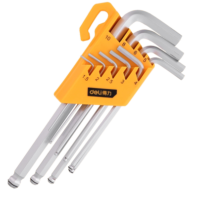 得力内六角扳手套装梅花球头