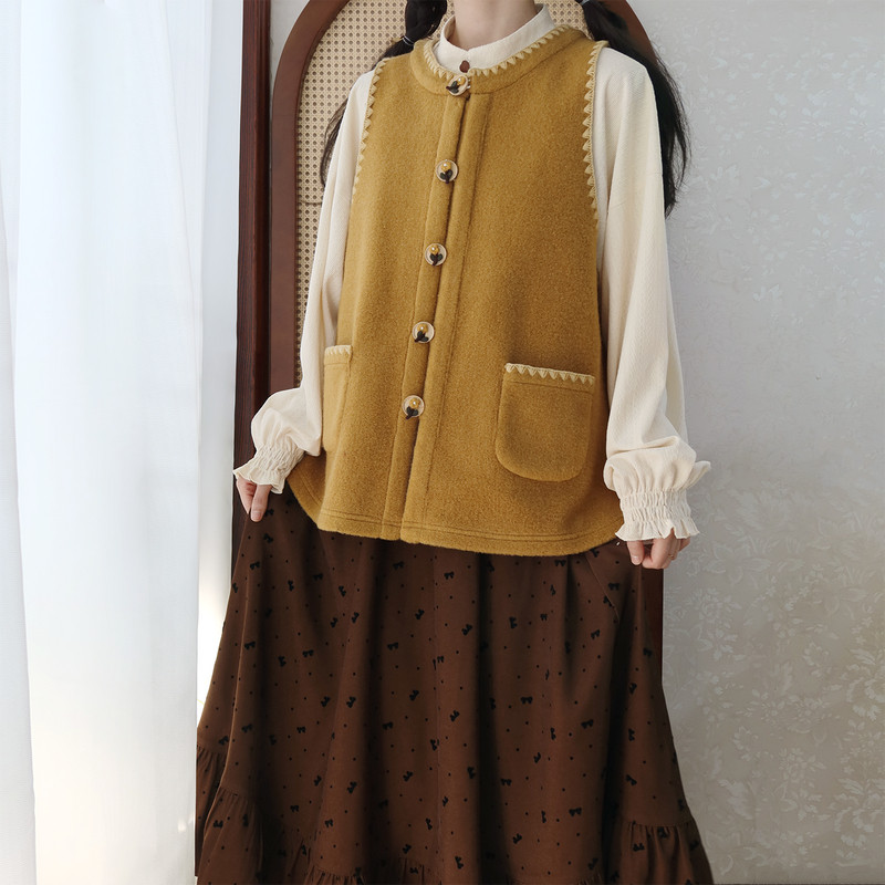 汉尚华莲[千春]国风改良明制汉服女比甲竖领衫半身裙百搭春秋日常,女装/女士精品,汉服套装,淘宝优惠券,粉丝福利购,淘宝优惠卷