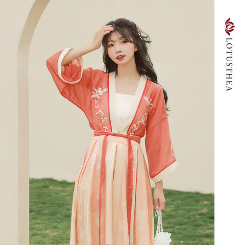 宋制原创汉服女汉尚华莲