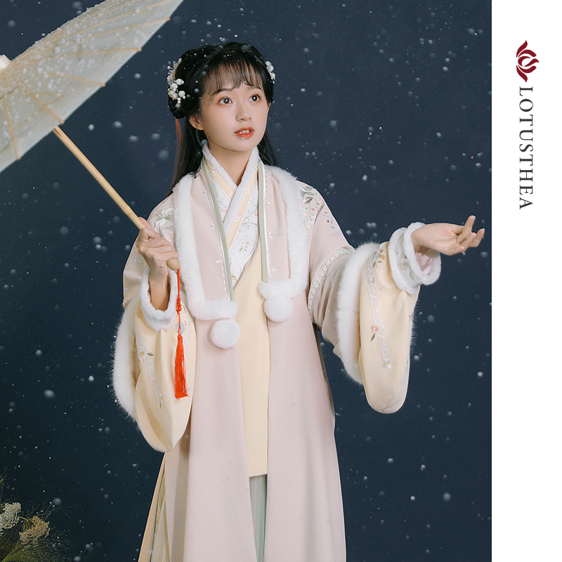 秋季明制百搭汉服汉尚华莲