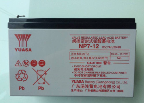 汤浅NP7-12消防三菱电梯应急UPS