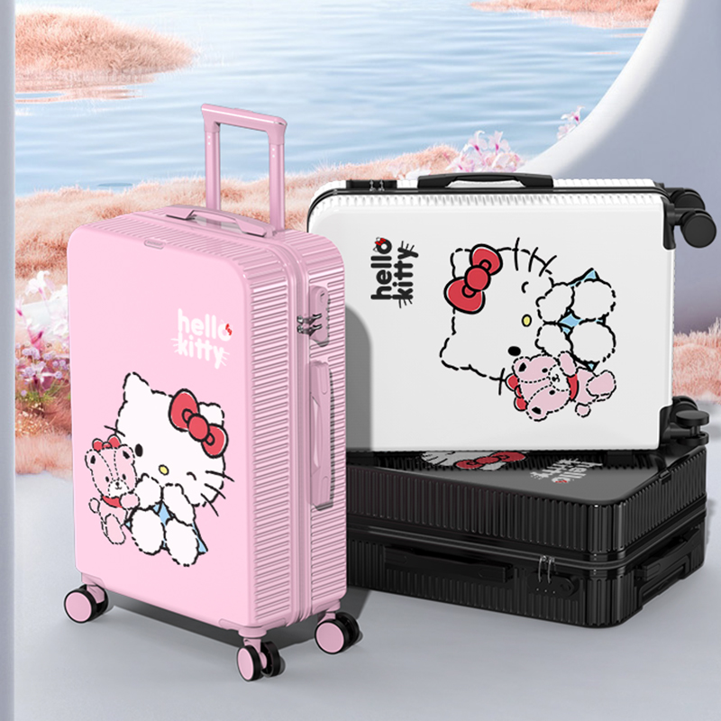 行李箱箱HelloKitty登机箱20寸凯蒂猫儿童学生子母箱28高颜值外