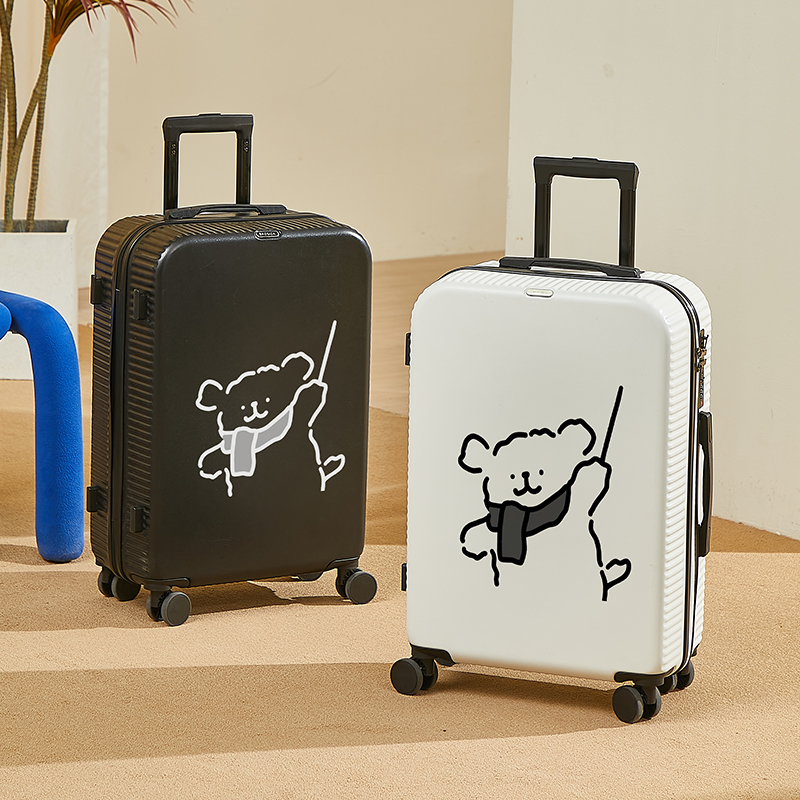 卡通印花多功能行李箱