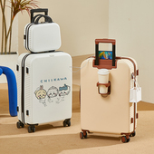 新款 行李箱女可爱多功能拉杆箱卡通小型可登机旅行箱学生密码 皮箱