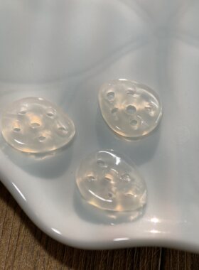 天然白玛瑙小藕片15*2mm跑环玉髓项链吊坠手工diy饰品配件S866