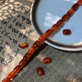 天然玛瑙10 13mm墩墩珠散珠手工diy串珠手链项链饰品配件材料X704