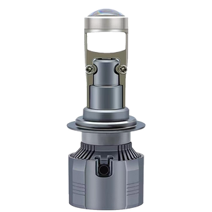 LED大灯H7自带透镜远近光9005激光汽车灯泡9006改装H9超亮聚光H11