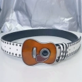 Natural Wood Guitar (Includes Hole Punch)